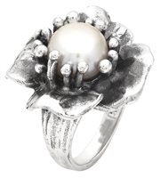 Anello Giovanni Raspini Donna Magnolia in Argento Perla